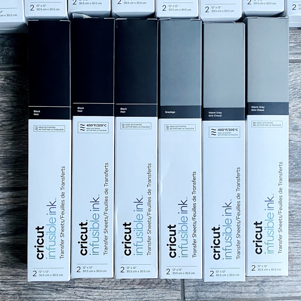 Cricut Infusible Ink Sheet Bundle 6 boxes